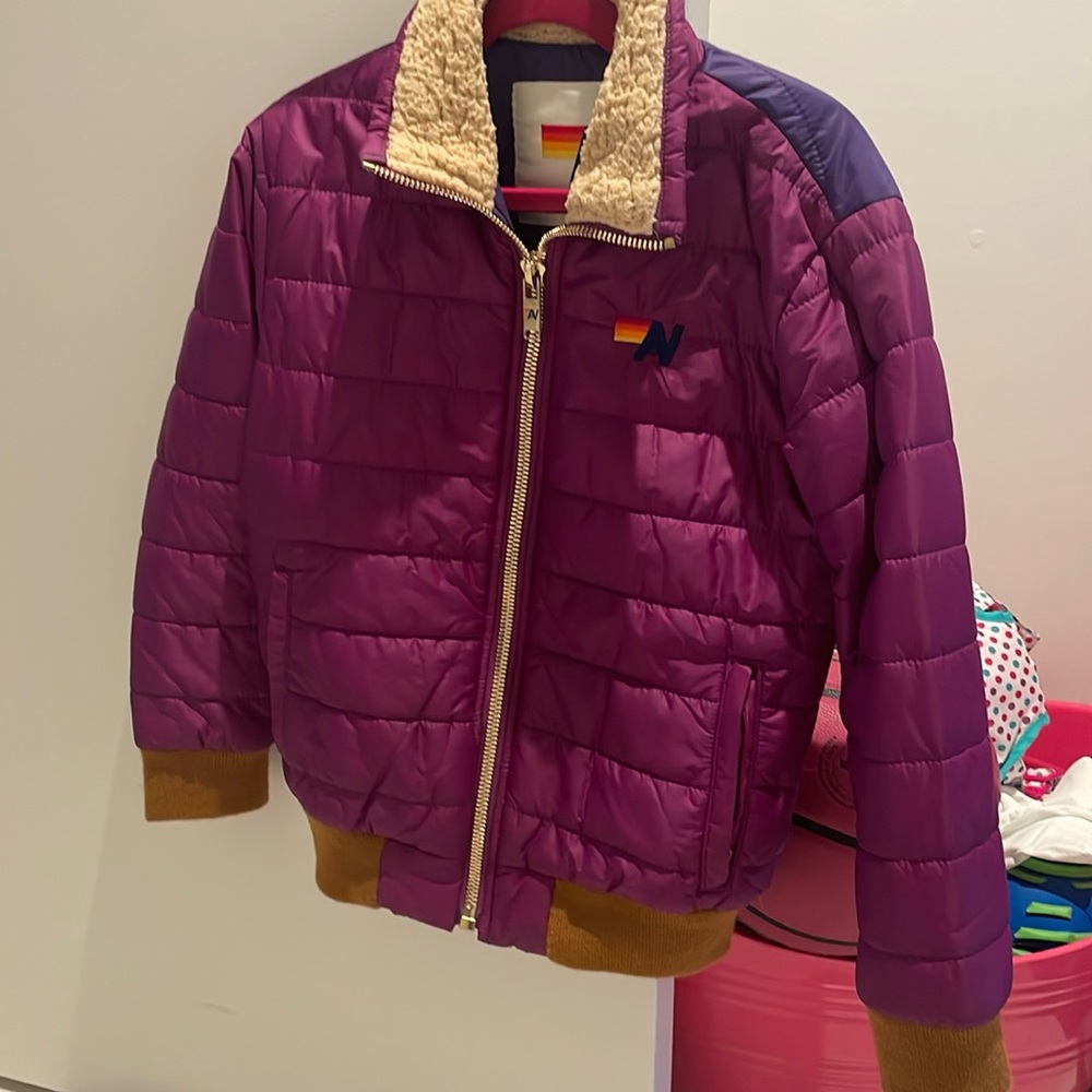 Girls Aviator Nation coat size 8 in great condition